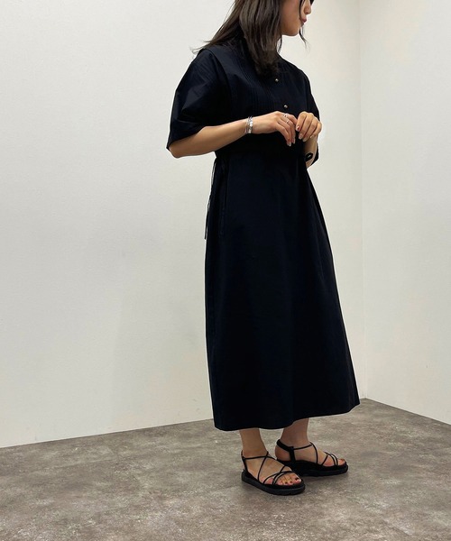 apres jour mignon（アプレジュールミニョン）の「ドレスデザインシャツワンピース 【ZOZOTOWN限定アイテム】（ワンピース・レディース・オフホワイト/ブラック・X-LARGE/フリー）」の21枚目の写真