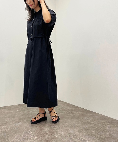 apres jour アプレジュール 袖フレアマーメイドワンピース apres jour