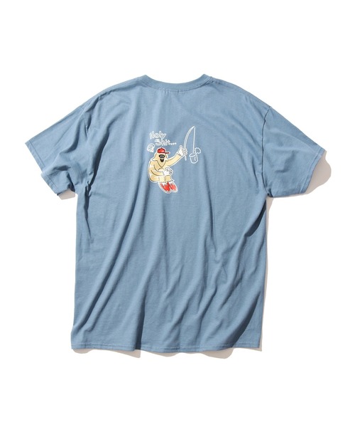 ROOPTOKYO(ループトウキョウ)の「POOR YETI FISHING TEE Tシャツ 半袖(Tシャツ/カットソー・メンズ・ホワイト/ブラック/サンドベージュ/ネイビー/インディゴブルー・S/M/L/XL)」の21枚目の写真