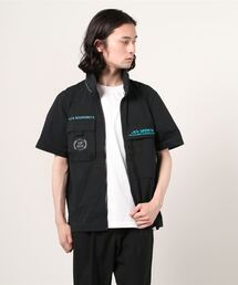 AVIREX | AVIREX(アヴィレックス)  ファンクショナル スタンドジップシャツ/S/S FUNCTIONAL STAND ZIP SHIRT(シャツ/ブラウス)