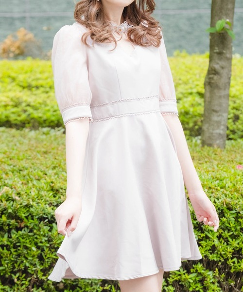 ROJITA(ロジータ)の「ハートバックルシアーワンピース(ワンピース・レディース・ピンク/ブラック・FREE)」の12枚目の写真