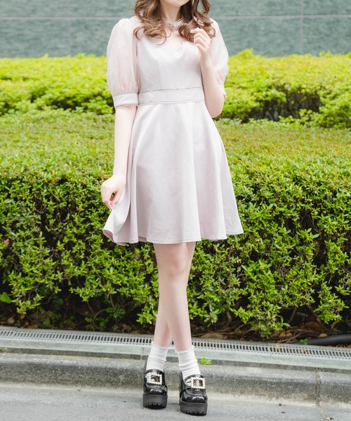 ROJITA(ロジータ)の「ハートバックルシアーワンピース(ワンピース・レディース・ピンク/ブラック・FREE)」の22枚目の写真