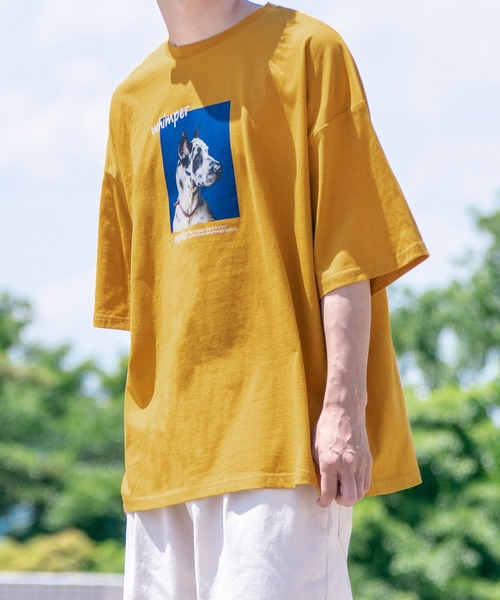 PairPair（ペアペア）の「アソートプリントTシャツ（ユニセックス）（Tシャツ/カットソー・レディース・オフホワイト/ダークパープル/マスタード/スミクロ/グレイッシュブルー/ホワイト系/ブラック系・FREE）」の20枚目の写真