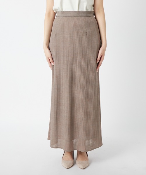 RIVE DROITE（リヴドロワ）の「大人の女性らしさを演出　テレコナロースカート（スカート・レディース・イエロー/ベージュ/ブラック・FREE）」の8枚目の写真