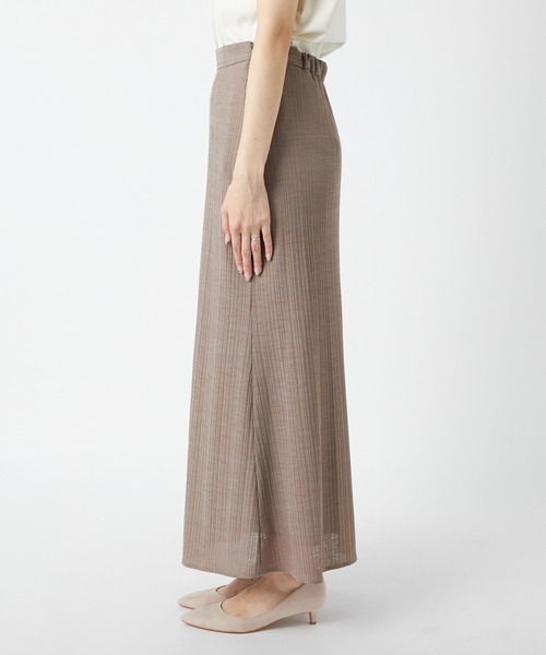 RIVE DROITE（リヴドロワ）の「大人の女性らしさを演出　テレコナロースカート（スカート・レディース・イエロー/ベージュ/ブラック・FREE）」の9枚目の写真