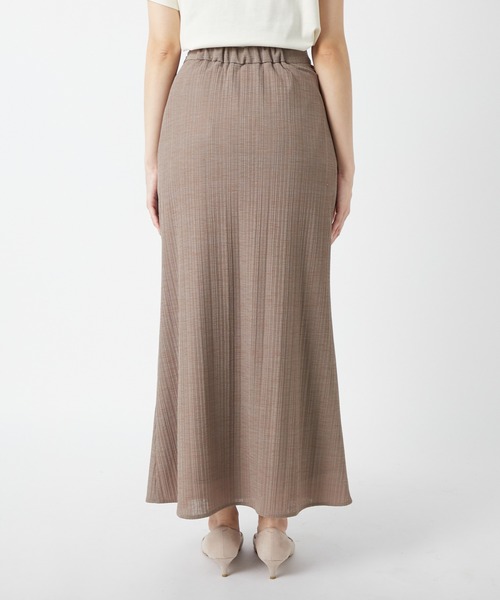 RIVE DROITE（リヴドロワ）の「大人の女性らしさを演出　テレコナロースカート（スカート・レディース・イエロー/ベージュ/ブラック・FREE）」の10枚目の写真