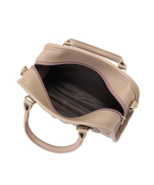 dazzlin(ダズリン)の「キルトデザインハンドバッグ(ハンドバッグ・レディース・ブラック/モカ・FREE)」の10枚目の写真