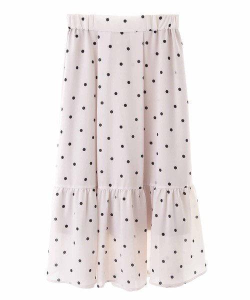 31 Sons de mode（トランテアン　ソン　ドゥ　モード）の「ドットプリントブラウス＆スカート【セットアップ】（ワンピース・レディース・グリーン/ブラック/クリーム・36）」の19枚目の写真