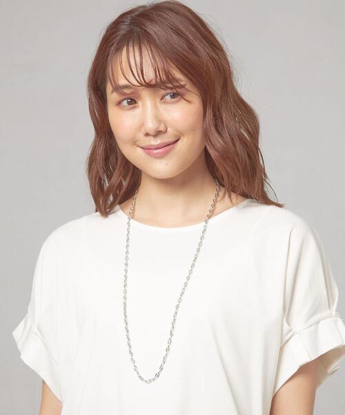 THE STATION STORE（ザ ステーション ストア）の「＜CREAM HILLS（クリームヒルズ）＞チェーンロング ネックレス（ネックレス・レディース・シルバー/ゴールド・FREE）」の2枚目の写真
