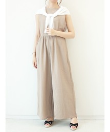 Te chichi | レーヨンリネンオールインワン(サロペット/オーバーオール)