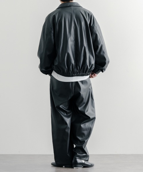 epnok（エプノック）の「シンセティックレザーバギーパンツ（その他