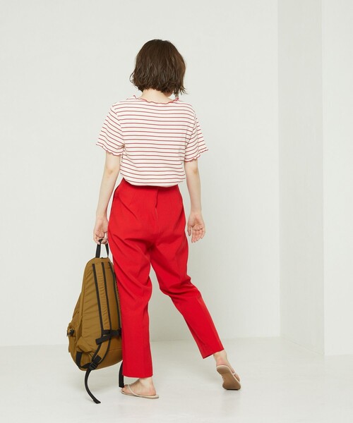 FREAK'S STORE(フリークスストア)の「メローボーダーTシャツ(Tシャツ/カットソー・レディース・グリーン/ネイビー/レッド・フリ-)」の11枚目の写真