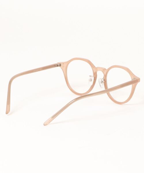 SPIRALGIRL（スパイラルガール）の「クリアレンズ伊達メガネ（メガネ・レディース・ベージュ/クリア・FREE）」の8枚目の写真