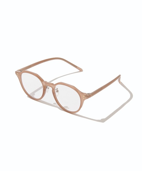 SPIRALGIRL（スパイラルガール）の「クリアレンズ伊達メガネ（メガネ・レディース・ベージュ/クリア・FREE）」の3枚目の写真