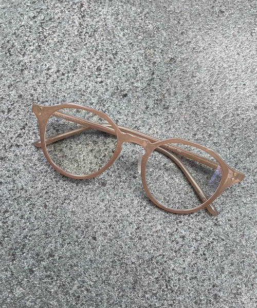 SPIRALGIRL（スパイラルガール）の「クリアレンズ伊達メガネ（メガネ・レディース・ベージュ/クリア・FREE）」の7枚目の写真