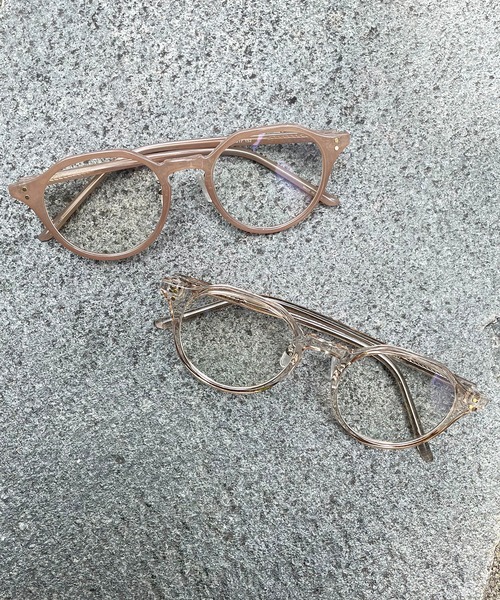 SPIRALGIRL（スパイラルガール）の「クリアレンズ伊達メガネ（メガネ・レディース・ベージュ/クリア・FREE）」の10枚目の写真