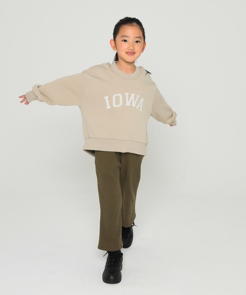 undeny.(アンディニ-)の「undeny. ロゴビッグトレーナー/線画プリントビッグトレーナー(その他トップス・キッズ・ブルー系その他/ブラック/パープル/ベージュ/チャコールグレー/カーキ・L/M/XL/S)」の14枚目の写真