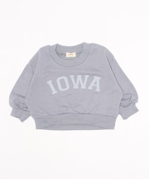 undeny.(アンディニ-)の「undeny. ロゴビッグトレーナー/線画プリントビッグトレーナー(その他トップス・キッズ・ブルー系その他/ブラック/パープル/ベージュ/チャコールグレー/カーキ・L/M/XL/S)」の22枚目の写真