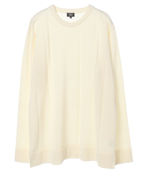 CROWDED CLOSET（クラウデッドクローゼット）の「14G（ゲージ）天竺ニット　《Made In Japan》（ニット/セーター・メンズ・ホワイト/ベージュ/グリーン/レンガ・02/03）」の21枚目の写真