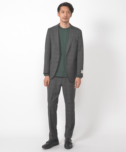 CROWDED CLOSET（クラウデッドクローゼット）の「14G（ゲージ）天竺ニット　《Made In Japan》（ニット/セーター・メンズ・ホワイト/ベージュ/グリーン/レンガ・02/03）」の13枚目の写真