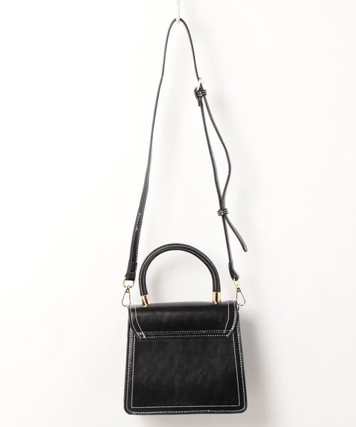 SpRay(スプレイ)の「フェイク2WAYショルダー(ショルダーバッグ・レディース・ブラック/ホワイト系その他/ボルドー/ダークグリーン・FREE)」の14枚目の写真