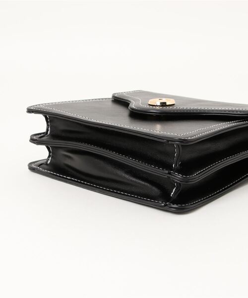 SpRay(スプレイ)の「フェイク2WAYショルダー(ショルダーバッグ・レディース・ブラック/ホワイト系その他/ボルドー/ダークグリーン・FREE)」の8枚目の写真