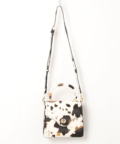 SpRay(スプレイ)の「フェイク2WAYショルダー(ショルダーバッグ・レディース・ブラック/ホワイト系その他/ボルドー/ダークグリーン・FREE)」の6枚目の写真