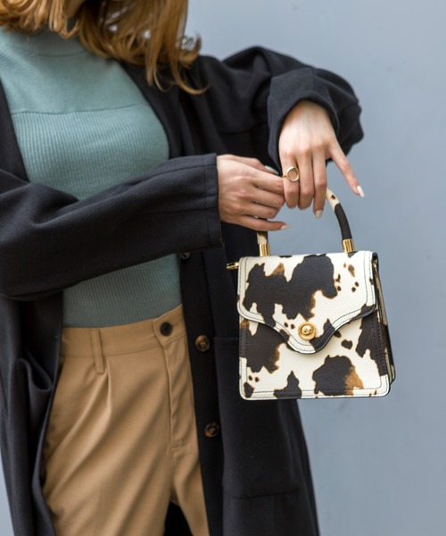 SpRay(スプレイ)の「フェイク2WAYショルダー(ショルダーバッグ・レディース・ブラック/ホワイト系その他/ボルドー/ダークグリーン・FREE)」の20枚目の写真