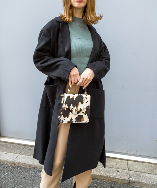 SpRay(スプレイ)の「フェイク2WAYショルダー(ショルダーバッグ・レディース・ブラック/ホワイト系その他/ボルドー/ダークグリーン・FREE)」の21枚目の写真