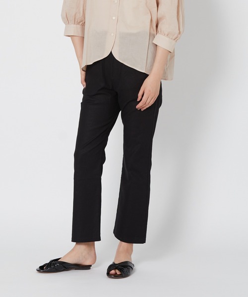 shop DADA(ショップダダ)の「フレアパンツ(1S12-6181)(その他パンツ・レディース・ブラック/ベージュ/カーキ・FREE)」の1枚目の写真