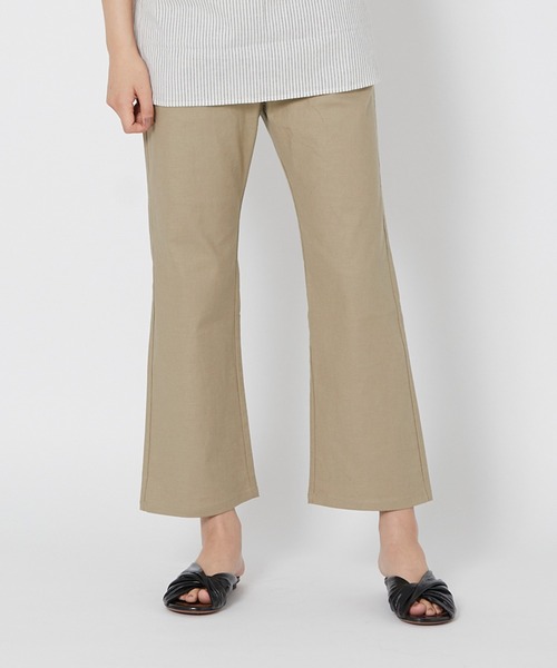 shop DADA(ショップダダ)の「フレアパンツ(1S12-6181)(その他パンツ・レディース・ブラック/ベージュ/カーキ・FREE)」の9枚目の写真