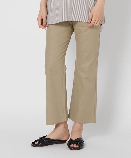 shop DADA(ショップダダ)の「フレアパンツ(1S12-6181)(その他パンツ・レディース・ブラック/ベージュ/カーキ・FREE)」の8枚目の写真