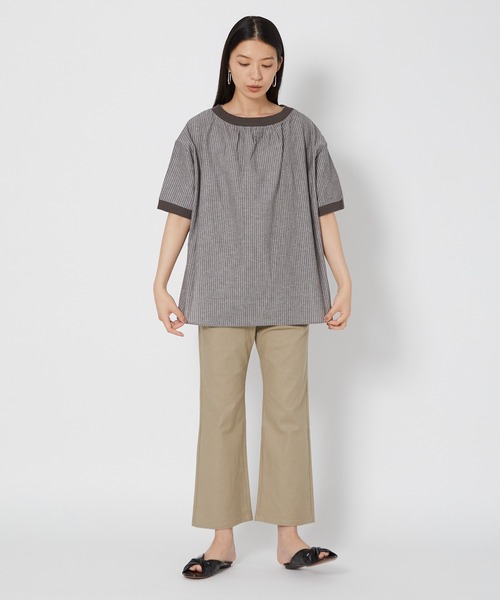 shop DADA(ショップダダ)の「フレアパンツ(1S12-6181)(その他パンツ・レディース・ブラック/ベージュ/カーキ・FREE)」の20枚目の写真