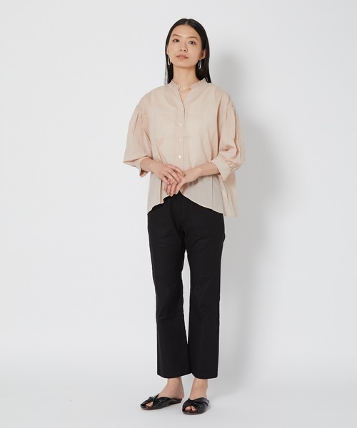 shop DADA(ショップダダ)の「フレアパンツ(1S12-6181)(その他パンツ・レディース・ブラック/ベージュ/カーキ・FREE)」の16枚目の写真