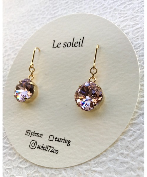 tone(トーン)の「【Le soleil】一粒の輝き スワロフスキーピアス(MA)(ピアス(両耳用)・レディース・その他/その他3/その他1/その他2・FREE)」の4枚目の写真