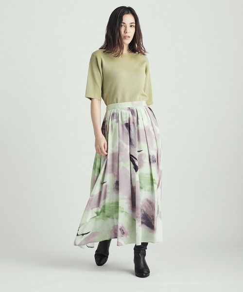 DRWCYS（ドロシーズ）の「ぼかし柄フレアスカート（スカート）」 - WEAR