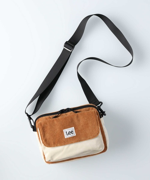 Lee(リー)の「【Lee】配色コーデュロイショルダー(ショルダーバッグ・レディース・ブラウン/カーキブラウン/ブラック・ONE SIZE)」の2枚目の写真