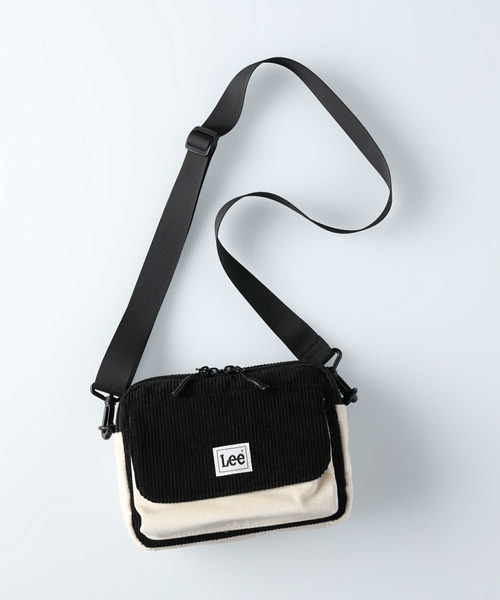 Lee(リー)の「【Lee】配色コーデュロイショルダー(ショルダーバッグ・レディース・ブラウン/カーキブラウン/ブラック・ONE SIZE)」の1枚目の写真