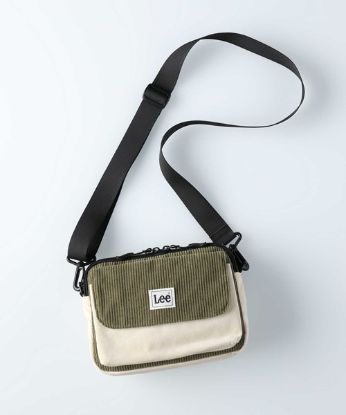 Lee(リー)の「【Lee】配色コーデュロイショルダー(ショルダーバッグ・レディース・ブラウン/カーキブラウン/ブラック・ONE SIZE)」の3枚目の写真