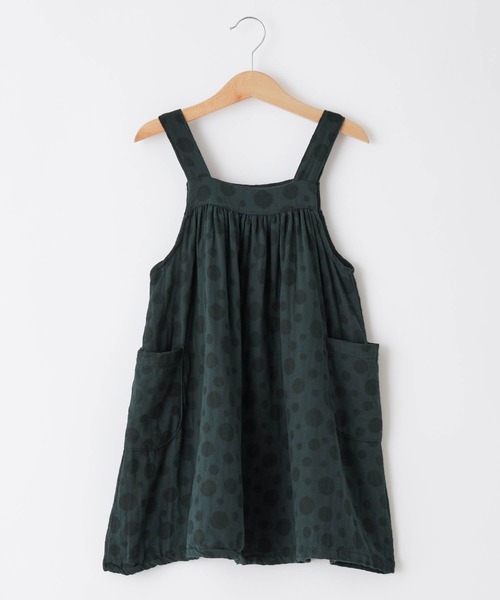 &yam(アンドヤム)の「ジャガードドットキャミワンピース(ワンピース・キッズ・グリーン・120-130cm/100-110cm/130-140cm/110-120cm)」の8枚目の写真
