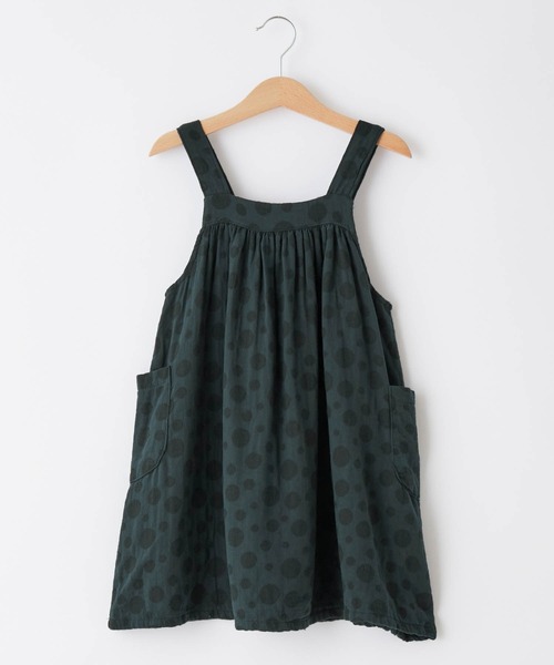 &yam(アンドヤム)の「ジャガードドットキャミワンピース(ワンピース・キッズ・グリーン・120-130cm/100-110cm/130-140cm/110-120cm)」の9枚目の写真
