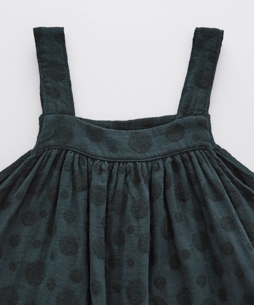 &yam(アンドヤム)の「ジャガードドットキャミワンピース(ワンピース・キッズ・グリーン・120-130cm/100-110cm/130-140cm/110-120cm)」の10枚目の写真