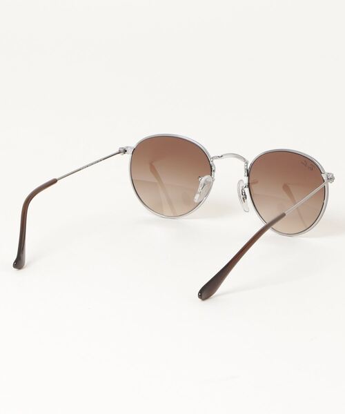 Ray-Ban（レイバン）の「Ray-Ban　 ROUND METAL JUNIOR ラウンドメタル ジュニア RJ9547S 200/13 44 ガンメタル/ブラウングラディエント サングラス 44サイズ（サングラス・キッズ・ガンメタ・ONE SIZE）」の3枚目の写真