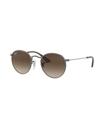 Ray-Ban（レイバン）の「Ray-Ban　 ROUND METAL JUNIOR ラウンドメタル ジュニア RJ9547S 200/13 44 ガンメタル/ブラウングラディエント サングラス 44サイズ（サングラス・キッズ）」