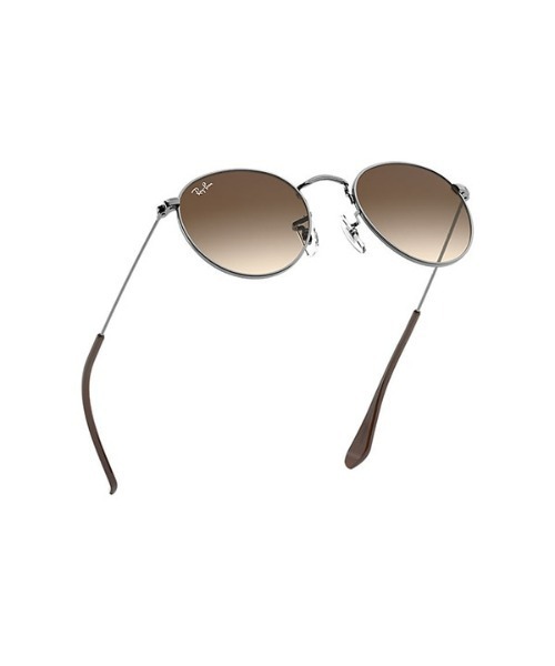 Ray-Ban（レイバン）の「Ray-Ban　 ROUND METAL JUNIOR ラウンドメタル ジュニア RJ9547S 200/13 44 ガンメタル/ブラウングラディエント サングラス 44サイズ（サングラス・キッズ・ガンメタ・ONE SIZE）」の6枚目の写真