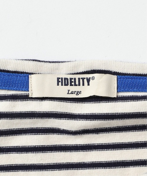 FIDELITY（フィデリティ）の「◆【FIDELITY / フィデリティ】バスクボーダー（Tシャツ/カットソー・メンズ・ホワイト/ブラウン/カーキ・MEDIUM/LARGE）」の17枚目の写真