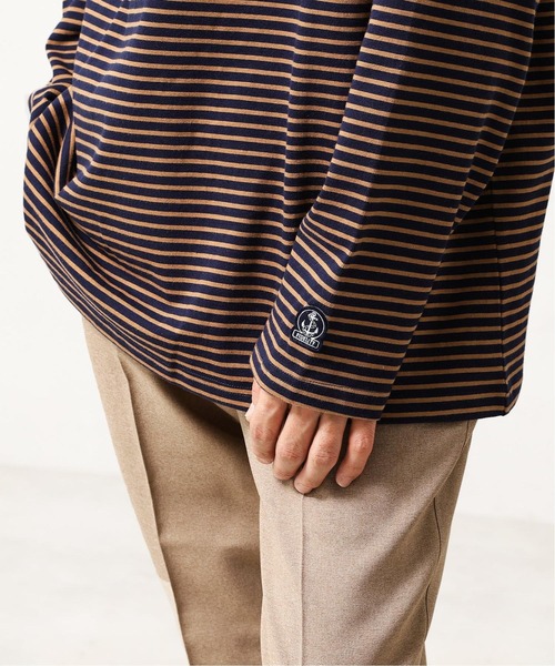 FIDELITY（フィデリティ）の「◆【FIDELITY / フィデリティ】バスクボーダー（Tシャツ/カットソー・メンズ・ホワイト/ブラウン/カーキ・MEDIUM/LARGE）」の12枚目の写真