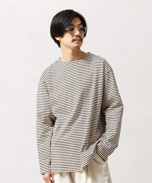 FIDELITY（フィデリティ）の「◆【FIDELITY / フィデリティ】バスクボーダー（Tシャツ/カットソー・メンズ・ホワイト/ブラウン/カーキ・MEDIUM/LARGE）」の15枚目の写真