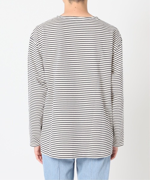 FIDELITY（フィデリティ）の「◆【FIDELITY / フィデリティ】バスクボーダー（Tシャツ/カットソー・メンズ・ホワイト/ブラウン/カーキ・MEDIUM/LARGE）」の8枚目の写真