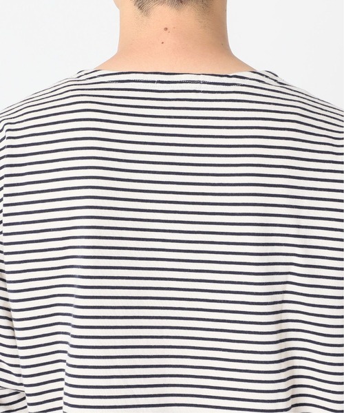 FIDELITY（フィデリティ）の「◆【FIDELITY / フィデリティ】バスクボーダー（Tシャツ/カットソー・メンズ・ホワイト/ブラウン/カーキ・MEDIUM/LARGE）」の13枚目の写真